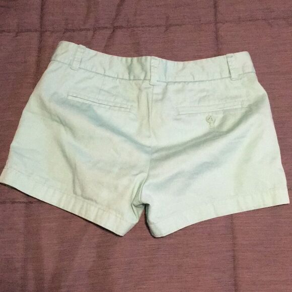 J Crew weathered Chino Classic Twill shorts sz 2 Mint Aqua Green T041 - Picture 3 of 5